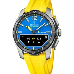 Montre connectée Homme Festina - F23000-8 Bracelet Silicone Jaune