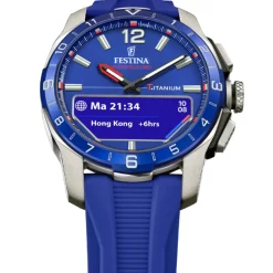 Montre connectée Homme Festina - F23000-3 Bracelet Silicone Bleu