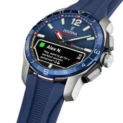 Montre connectée Homme Festina - F23000-1 Bracelet Silicone Bleu Marine
