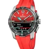 Montre connectée Homme Festina - F23000-6 Bracelet Silicone Rouge