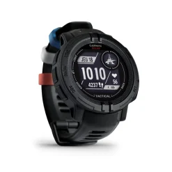 Montre connectée Homme Garmin Instinct 2 Solar Tactical BSPP BRIGADE DES SAPEURS POMPIERS DE PARIS - 010-02627-0A Bracelet Silicone Noir