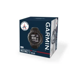 Montre connectée Homme Garmin Instinct 2 Solar Tactical BSPP BRIGADE DES SAPEURS POMPIERS DE PARIS - 010-02627-0A Bracelet Silicone Noir