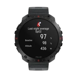 Montre Connectée Mixte 900110286 - POLAR Grit X2 Pro Black S-L + H10