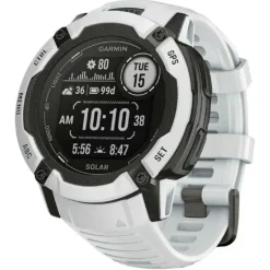 Montre connectée Mixte 010-02805-00 blanc Garmin - Instinct 2X Solar