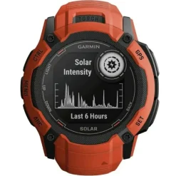 Montre connectée Mixte 010-02805-00 Rouge Garmin - Instinct 2X Solar