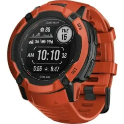 Montre connectée Mixte 010-02805-00 Rouge Garmin - Instinct 2X Solar