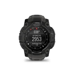 Montre connectée Mixte Garmin INSTINCT 3 50 MM, AMOLED - 010-03020-00 Bracelet Silicone Gris