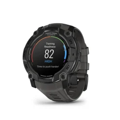 Montre connectée Mixte Garmin INSTINCT 3 50 MM, AMOLED - 010-03020-00 Bracelet Silicone Gris