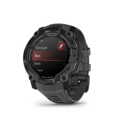 Montre connectée Mixte Garmin INSTINCT 3 50 MM, AMOLED - 010-03020-00 Bracelet Silicone Gris