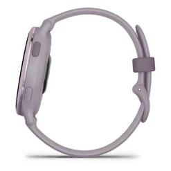 Montre connectée Mixte Garmin VÍVOACTIVE® 5 Lunette aluminium Metallic Orchid, boitier violet et bracelet silicone violet