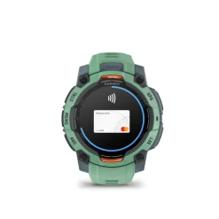 Montre connectée Mixte Garmin INSTINCT 3 45 MM, AMOLED - 010-02936-01 Bracelet Silicone Vert