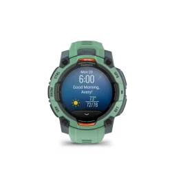 Montre connectée Mixte Garmin INSTINCT 3 45 MM, AMOLED - 010-02936-01 Bracelet Silicone Vert