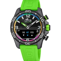 Montre connectée Mixte Lotus Connected - L20000-A Bracelet Résine Vert