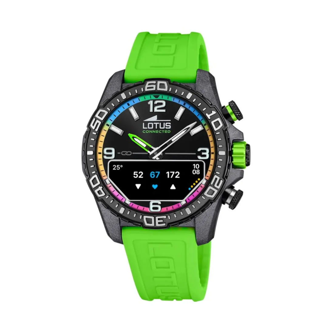 Montre connectée Mixte Lotus Connected - L20000-A Bracelet Résine Vert