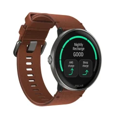 Montre connectée Mixte Polar Ignite 3 Titanium Silicone Noir S-L