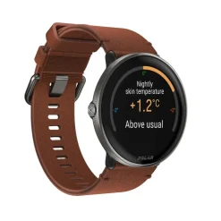 Montre connectée Mixte Polar Ignite 3 Titanium Cuir Marron M/L
