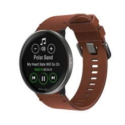 Montre connectée Mixte Polar Ignite 3 Titanium Cuir Marron M/L