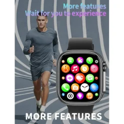 Montre connectée Mixte Smarty Powerful Amoled - SW071B Bracelet Silicone Bleu