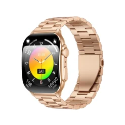 Montre connectée Mixte Smarty Ultra Amoled - SW080L Bracelet Acier Doré rose