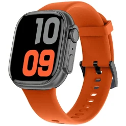 Montre connectée Mixte Smarty Powerful Amoled - SW071C Bracelet Silicone Orange