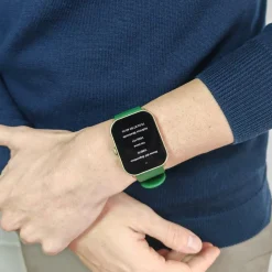 Montre connectée Mixte Smarty Super Amoled - SW070G Bracelet Silicone Vert