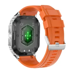 Montre connectée Mixte Smarty Compass Amoled - SW074B Bracelet Silicone Orange
