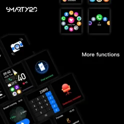 Montre connectée Mixte Smarty Compass Amoled - SW074B Bracelet Silicone Orange