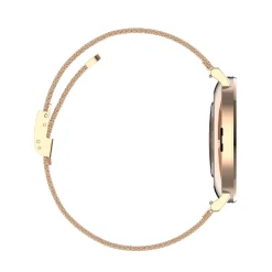 Montre connectée Mixte Smarty Super Slim Amoled - SW079A Bracelet Acier Doré rose