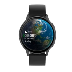 Montre connectée Mixte Tekday - 656534 Bracelet Silicone Noir