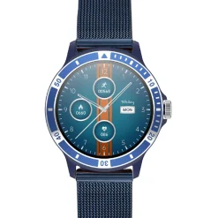 Montre connectée Mixte Tekday Tekday Connect Sport - 656532 Bracelet Acier Bleu