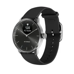 Montre de Santé Connecté Femme Withings Scanwatch Light - Wsw L Black Bracelet Caoutchouc Noir