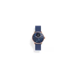 Montre de Santé Connecté Femme Withings Scanwatch 2 - Wsw 238 Roblu Bracelet Caoutchouc Bleu