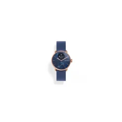 Montre de Santé Connecté Femme Withings Scanwatch 2 - Wsw 238 Roblu Bracelet Caoutchouc Bleu