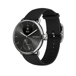 Montre de Santé Connecté Femme Withings Scanwatch 2 - Wsw 238 Black Bracelet Caoutchouc Noir