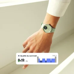 Montre de Santé Connecté Femme Withings Scanwatch Light - Wsw L Green Bracelet Caoutchouc Vert
