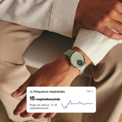 Montre de Santé Connecté Femme Withings Scanwatch Light - Wsw L Green Bracelet Caoutchouc Vert