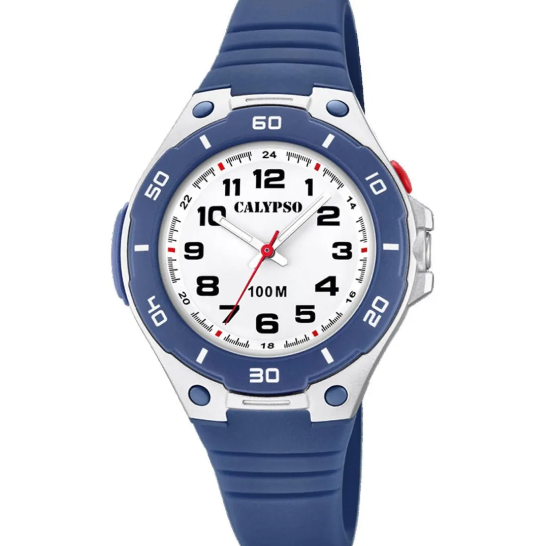 Montre Enfant Calypso SWEET TIME K5758-2 - Bracelet Silicone Bleu