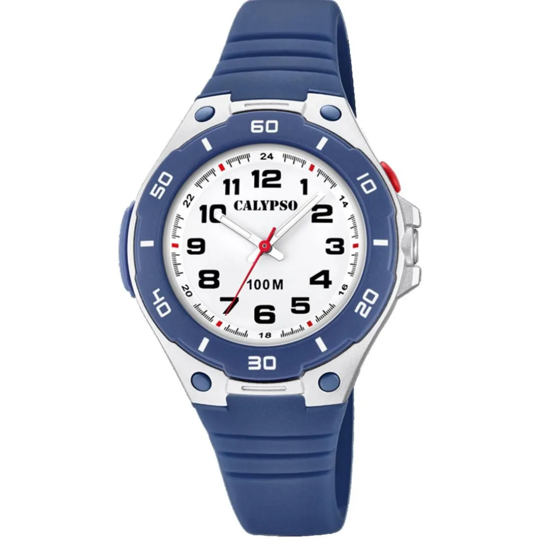 Montre Enfant Calypso SWEET TIME K5758-2 - Bracelet Silicone Bleu