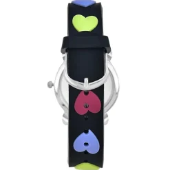 Montre enfant cœur noire