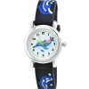 Montre enfant dauphin noir et bleu