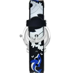 Montre enfant dauphin noir et bleu