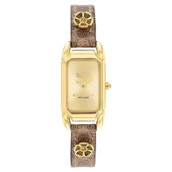 Montre Femme Coach Cadie - 14504192 Bracelet Cuir Marron