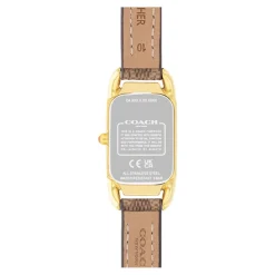 Montre Femme Coach Cadie - 14504192 Bracelet Cuir Marron