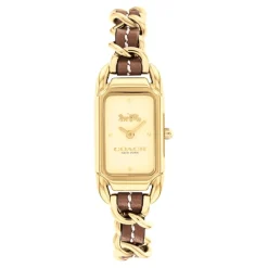 Montre Femme Coach Cadie - 14504282 Bracelet Cuir Marron