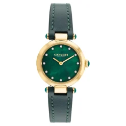 Montre Femme Coach Cary - 14503951 Bracelet Cuir Vert