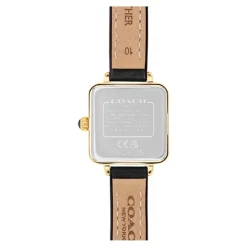 Montre Femme Coach Cass - 14504225 Bracelet Cuir Noir