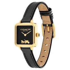 Montre Femme Coach Cass - 14504225 Bracelet Cuir Noir