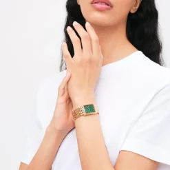 Montre Femme Daniel Wellington 9-Link - DW00100704 Bracelet Acier Doré Rose