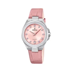 Montre Femme Festina Mademoiselle - F20701-2 Bracelet Cuir Rose