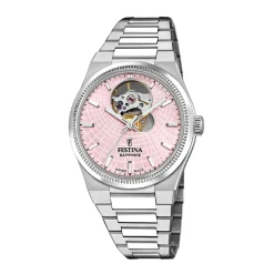 Montre femme Festina Swiss Made Automatic - F20054-2 Bracelet Acier Argent